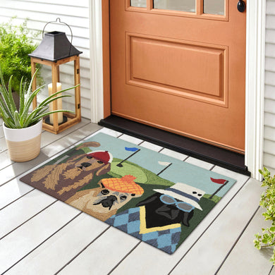 Liora Manne Frontporch Putts & Mutts Indoor Outdoor Area Rug Multi