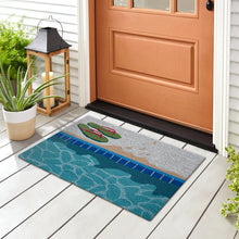 Load image into Gallery viewer, Liora Manne Frontporch Poolside Indoor Outdoor Area Rug Water