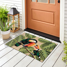 Load image into Gallery viewer, Liora Manne Frontporch Two Cute Toucans Indoor Outdoor Area Rug Neutral