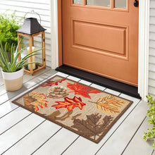 Load image into Gallery viewer, Liora Manne Ravella Falling Leaves Indoor Outdoor Area Rug Natural