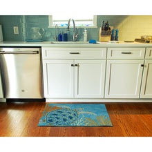 Load image into Gallery viewer, Liora Manne Esencia Seaturtle Garden Indoor Outdoor Mat Ocean