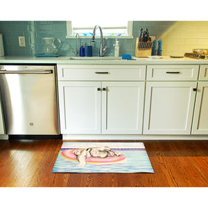 Liora Manne Illusions Pool Dog Indoor Outdoor Mat Blue