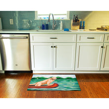 Load image into Gallery viewer, Liora Manne Illusions Lake Dog Indoor Outdoor Mat Green