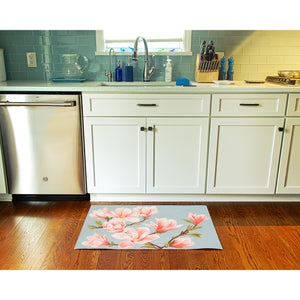 Liora Manne Illusions Magnolia Indoor Outdoor Mat Chambray