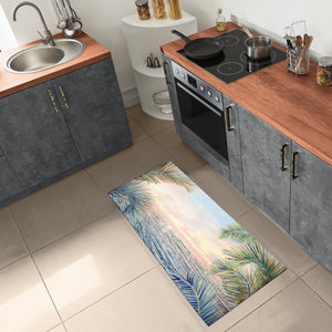 Liora Manne Illusions Akumal Palms Indoor Outdoor Area Mat Sunset