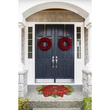 Load image into Gallery viewer, Liora Manne Frontporch Poinsettia Indoor Outdoor Area Rug Red