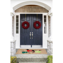 Load image into Gallery viewer, Liora Manne Frontporch Holiday Hounds Indoor Outdoor Area Rug Neutral