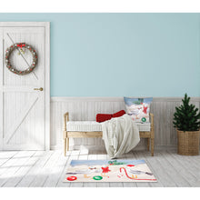 Load image into Gallery viewer, Liora Manne Illusions Peck The Halls Indoor Outdoor Mat Snow