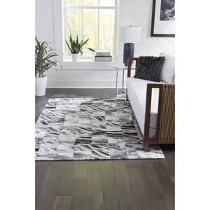 Liora Manne Taos Squares Indoor Rug Grey