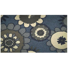 Load image into Gallery viewer, Liora Manne Ravella Florentine Indoor Outdoor Area Rug Denim