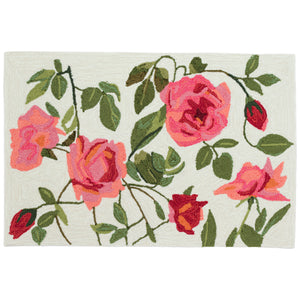 Liora Manne Ravella China Roses Indoor Outdoor Area Rug Rose