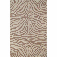 Load image into Gallery viewer, Liora Manne Ravella Zebra Indoor Outdoor Area Rug Brown