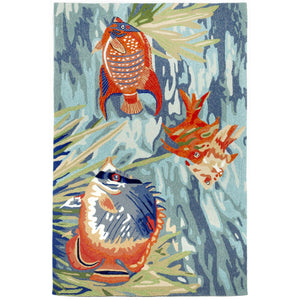 Liora Manne Ravella Tropical Fish Indoor Outdoor Area Rug Ocean