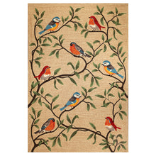 Load image into Gallery viewer, Liora Manne Ravella Birds On Branches Indoor Outdoor Area Rug Natural