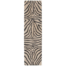 Load image into Gallery viewer, Liora Manne Ravella Zebra Indoor Outdoor Area Rug Black