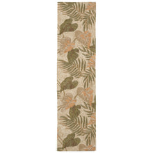 Load image into Gallery viewer, Liora Manne Ravella Tropical Leaf Indoor Outdoor Area Rug Neutral