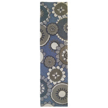 Load image into Gallery viewer, Liora Manne Ravella Florentine Indoor Outdoor Area Rug Denim