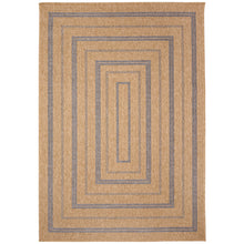 Load image into Gallery viewer, Liora Manne Sahara Multi Border Indoor Outdoor Area Rug Navy