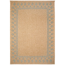 Load image into Gallery viewer, Liora Manne Sahara Block Print Border Indoor Outdoor Area Rug Aruba