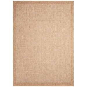 Liora Manne Sahara Texture Border Indoor Outdoor Area Rug Ivory