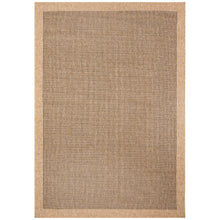 Load image into Gallery viewer, Liora Manne Sahara Texture Border Indoor Outdoor Area Rug Natural