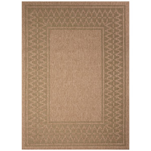 Liora Manne Sahara Diamond Border Indoor Outdoor Area Rug Green