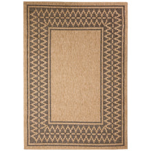 Load image into Gallery viewer, Liora Manne Sahara Diamond Border Indoor Outdoor Area Rug Natural