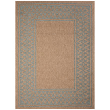 Load image into Gallery viewer, Liora Manne Sahara Diamond Border Indoor Outdoor Area Rug Aruba