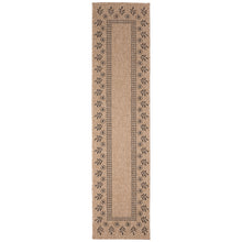 Load image into Gallery viewer, Liora Manne Sahara Block Print Border Indoor Outdoor Area Rug Natural