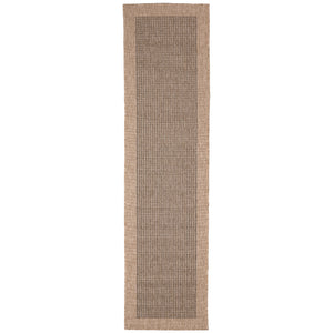 Liora Manne Sahara Texture Border Indoor Outdoor Area Rug Natural