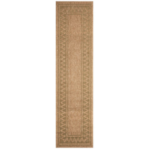 Liora Manne Sahara Diamond Border Indoor Outdoor Area Rug Green