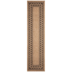 Liora Manne Sahara Diamond Border Indoor Outdoor Area Rug Natural