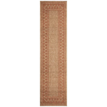 Load image into Gallery viewer, Liora Manne Sahara Diamond Border Indoor Outdoor Area Rug Terracotta