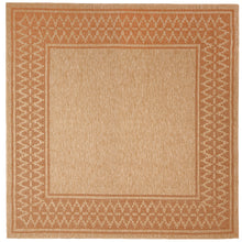 Load image into Gallery viewer, Liora Manne Sahara Diamond Border Indoor Outdoor Area Rug Terracotta