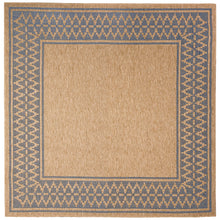 Load image into Gallery viewer, Liora Manne Sahara Diamond Border Indoor Outdoor Area Rug Navy