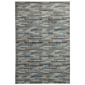 Liora Manne Soho Stripe Indoor Area Rug Blue