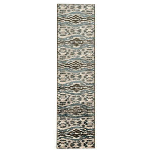 Liora Manne Soho Safari Stripe Indoor Area Rug Black/Blue