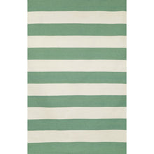 Load image into Gallery viewer, Liora Manne Sorrento Rugby Stripe Indoor Outdoor Area Rug Aqua