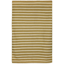 Load image into Gallery viewer, Liora Manne Sorrento Pinstripe Indoor Outdoor Area Rug Khaki