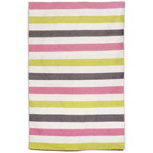 Load image into Gallery viewer, Liora Manne Sorrento Fiesta Stripe Indoor Outdoor Area Rug Pink