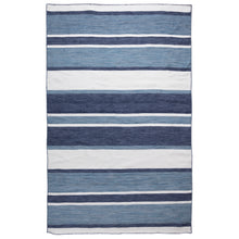 Load image into Gallery viewer, Liora Manne Sorrento Boat Stripe Indoor Outdoor Area Rug Navy