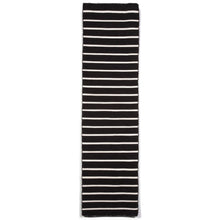 Load image into Gallery viewer, Liora Manne Sorrento Pinstripe Indoor Outdoor Area Rug Black