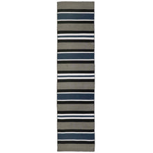 Load image into Gallery viewer, Liora Manne Sorrento Cabana Stripe Indoor Outdoor Area Rug Navy