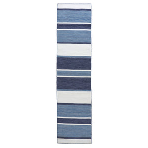 Liora Manne Sorrento Boat Stripe Indoor Outdoor Area Rug Navy