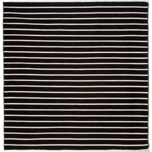 Load image into Gallery viewer, Liora Manne Sorrento Pinstripe Indoor Outdoor Area Rug Black