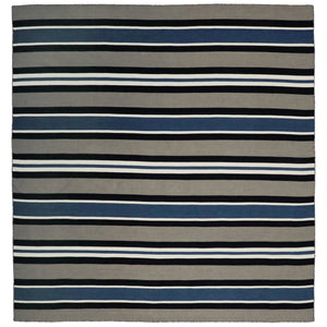 Liora Manne Sorrento Cabana Stripe Indoor Outdoor Area Rug Navy