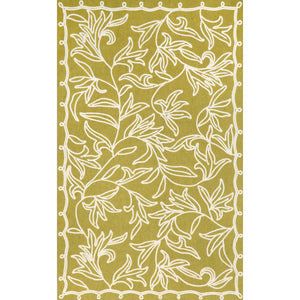 Liora Manne Visions I Windsor Indoor Outdoor Area Rug Green 2'3" x 8'