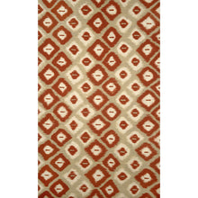 Load image into Gallery viewer, Liora Manne Visions II Ikat Diamonds Indoor Outdoor Area Rug Red