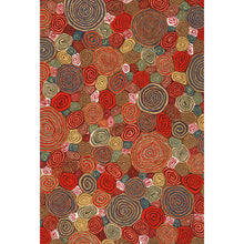 Load image into Gallery viewer, Liora Manne Visions III Giant Swirls Indoor Outdoor Area Rug Fiesta