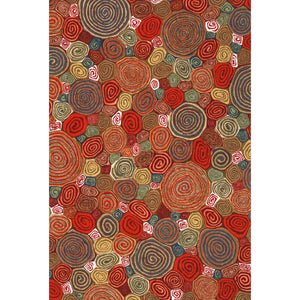 Liora Manne Visions III Giant Swirls Indoor Outdoor Area Rug Fiesta